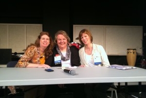 Donna Goldbranson, Barbara Newman and Dr. Barbin enjoy sharing a panel at Accessibility Summit 2013