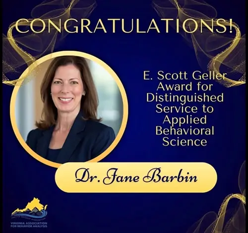 Dr. Barbin awarded e-Scott Geller Award
